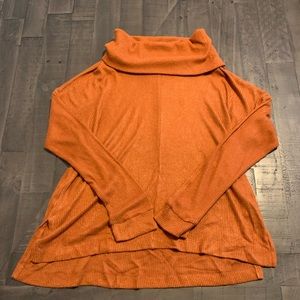 Rust turtle neck sweater